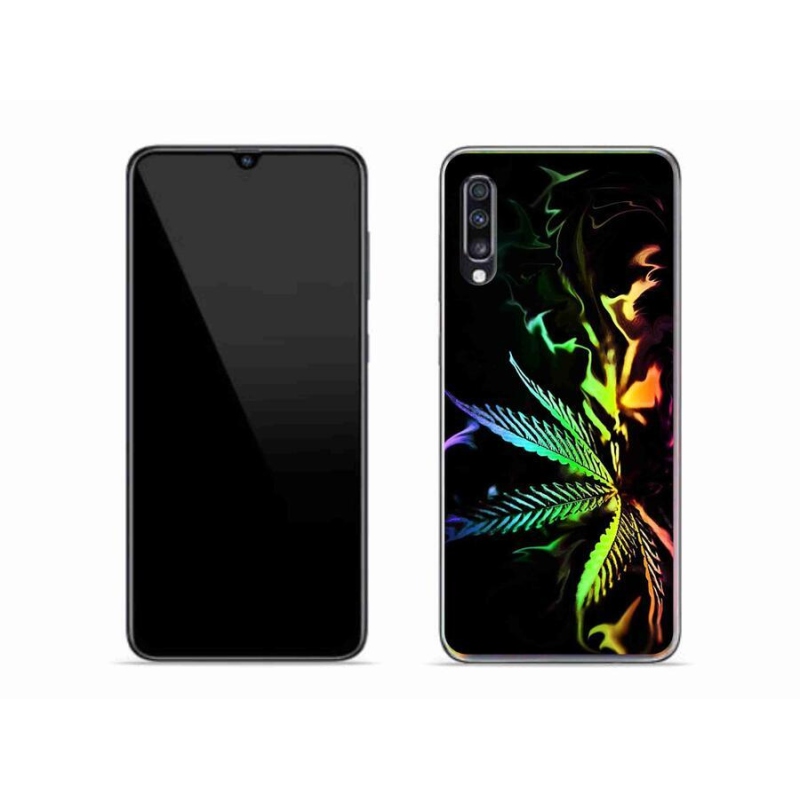 Gélový kryt mmCase na mobil Samsung Galaxy A70 - konope 2