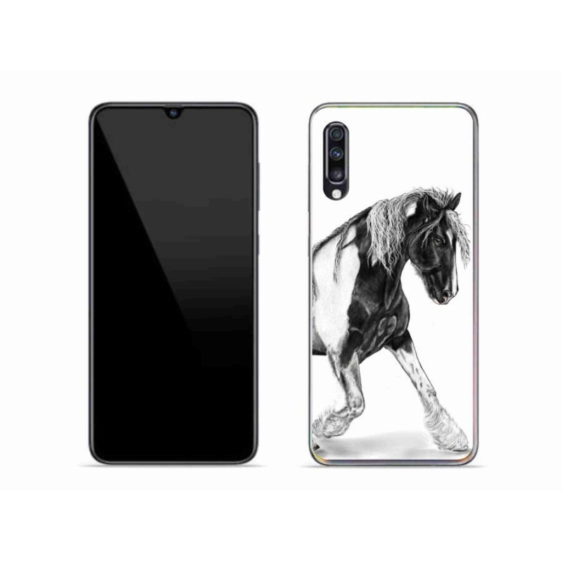 Gélový kryt mmCase na mobil Samsung Galaxy A70 - kôň