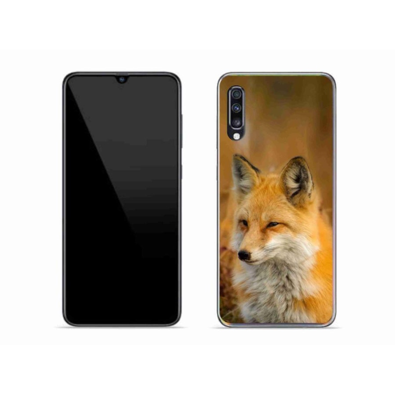 Gélový kryt mmCase na mobil Samsung Galaxy A70 - líška