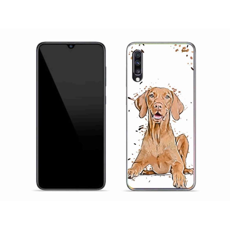 Gélový kryt mmCase na mobil Samsung Galaxy A70 - maďar