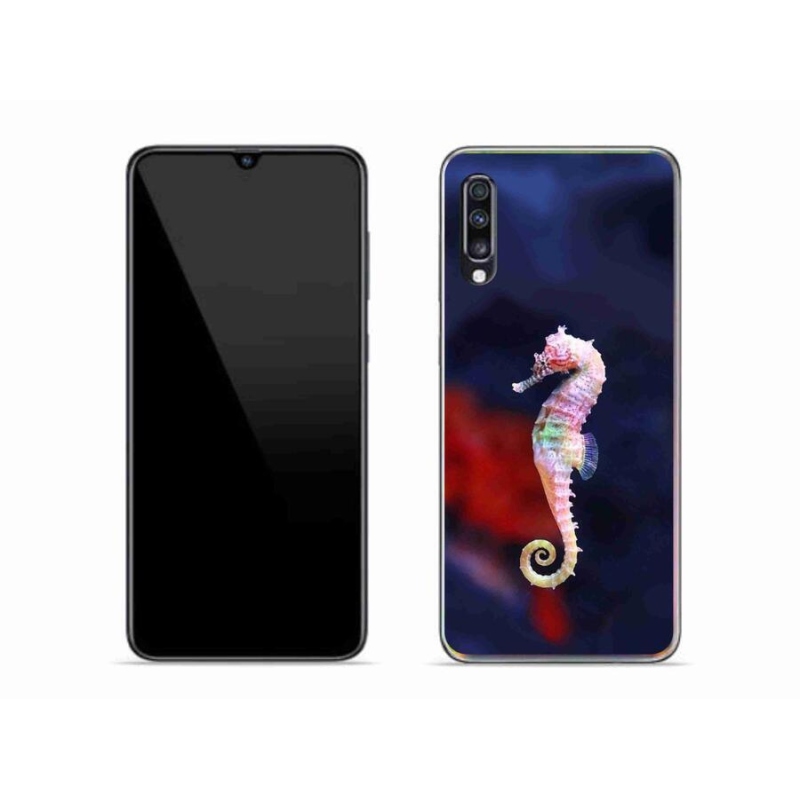 Gélový kryt mmCase na mobil Samsung Galaxy A70 - morský koník