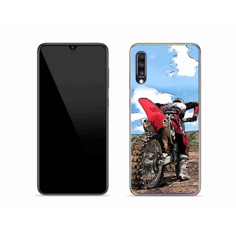 Gélový kryt mmCase na mobil Samsung Galaxy A70 - moto