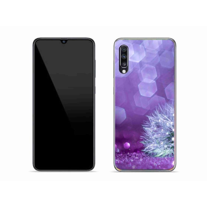 Gélový kryt mmCase na mobil Samsung Galaxy A70 - odkvitnuté púpava 2