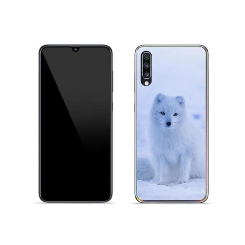 Gélový kryt mmCase na mobil Samsung Galaxy A70 - polárna líška