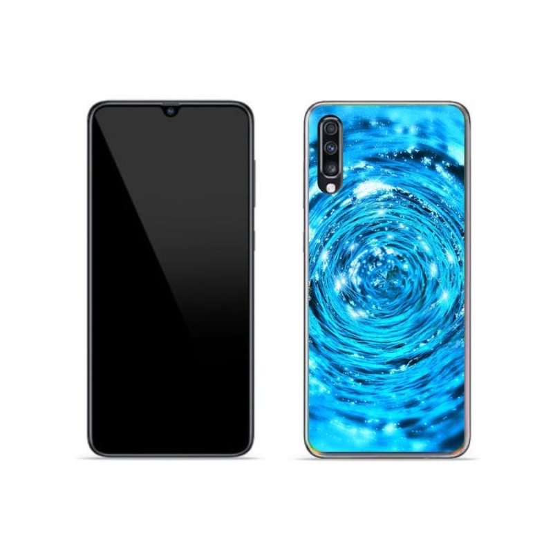 Gélový kryt mmCase na mobil Samsung Galaxy A70 - vodný vír