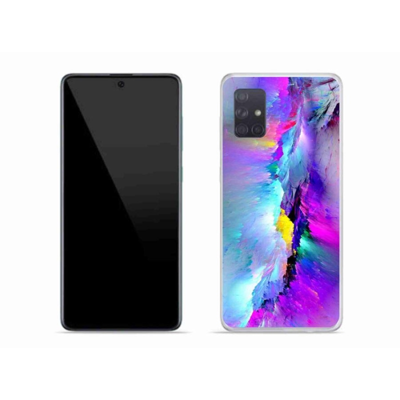 Gélový kryt mmCase na mobil Samsung Galaxy A71 - abstrakt