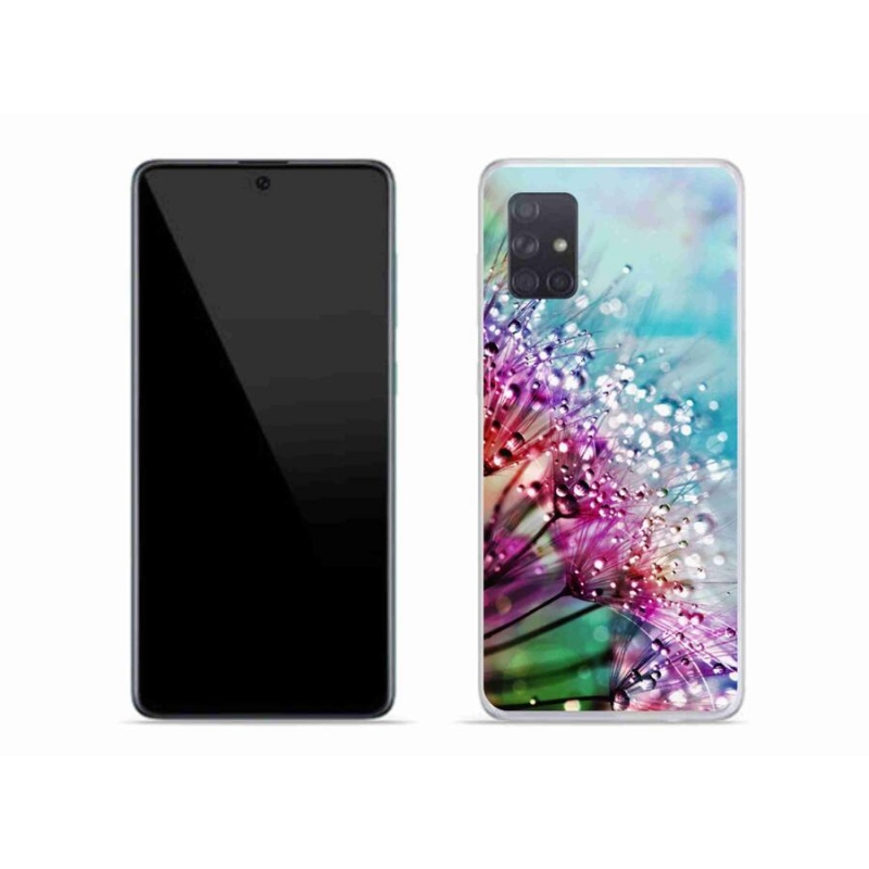 Gélový kryt mmCase na mobil Samsung Galaxy A71 - farebné kvety