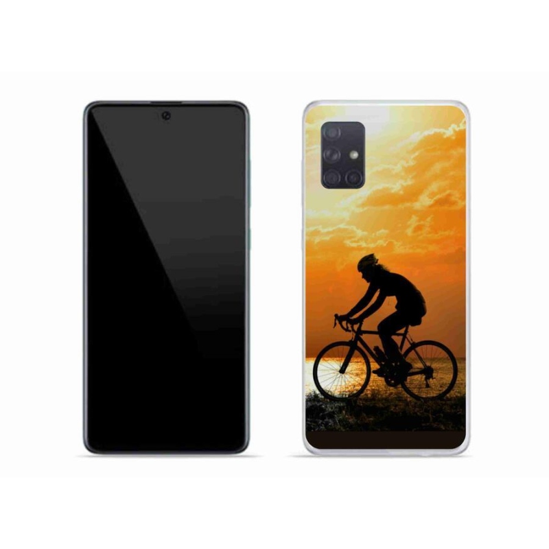 Gélový kryt mmCase na mobil Samsung Galaxy A71 - cyklovýlety