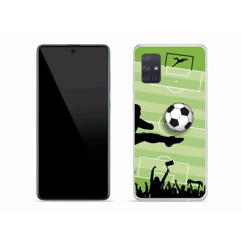 Gélový kryt mmCase na mobil Samsung Galaxy A71 - futbal 3