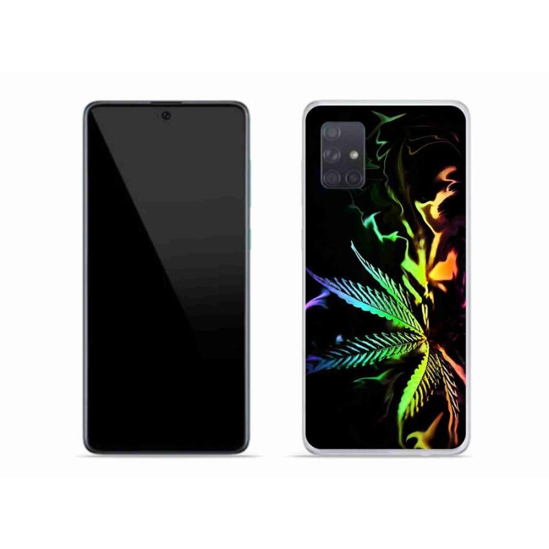 Gélový kryt mmCase na mobil Samsung Galaxy A71 - konope 2