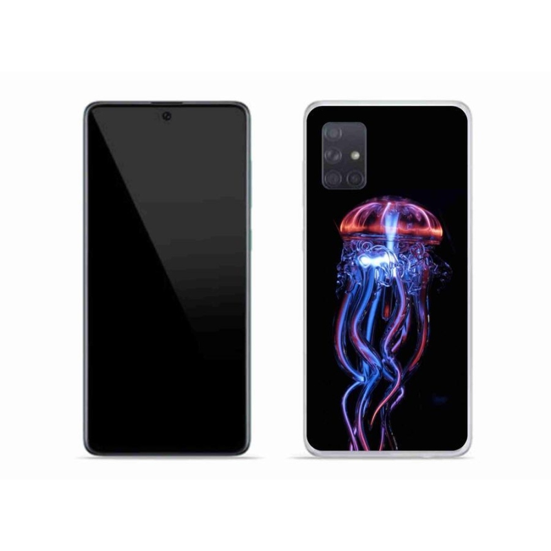 Gélový kryt mmCase na mobil Samsung Galaxy A71 - medúza