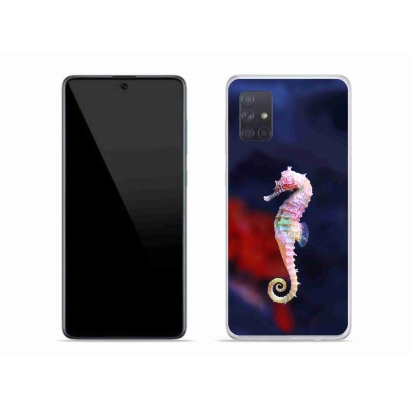 Gélový kryt mmCase na mobil Samsung Galaxy A71 - morský koník