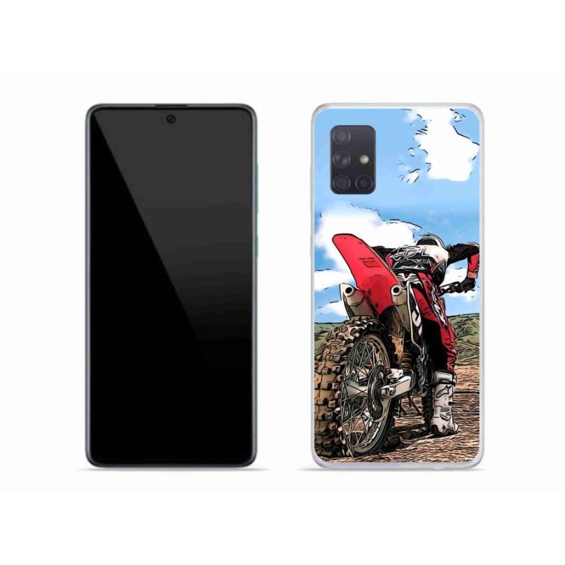 Gélový kryt mmCase na mobil Samsung Galaxy A71 - moto