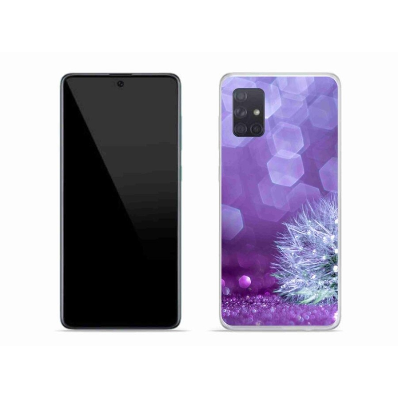 Gélový kryt mmCase na mobil Samsung Galaxy A71 - odkvitnuté púpava 2