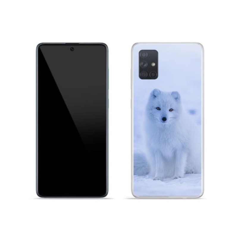 Gélový kryt mmCase na mobil Samsung Galaxy A71 - polárna líška