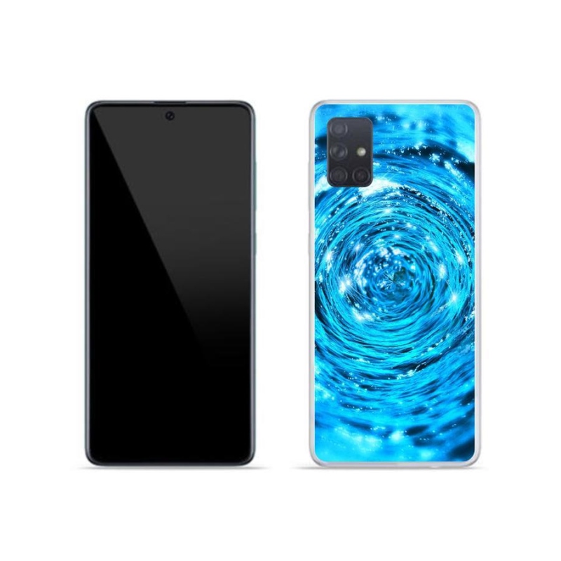 Gélový kryt mmCase na mobil Samsung Galaxy A71 - vodný vír