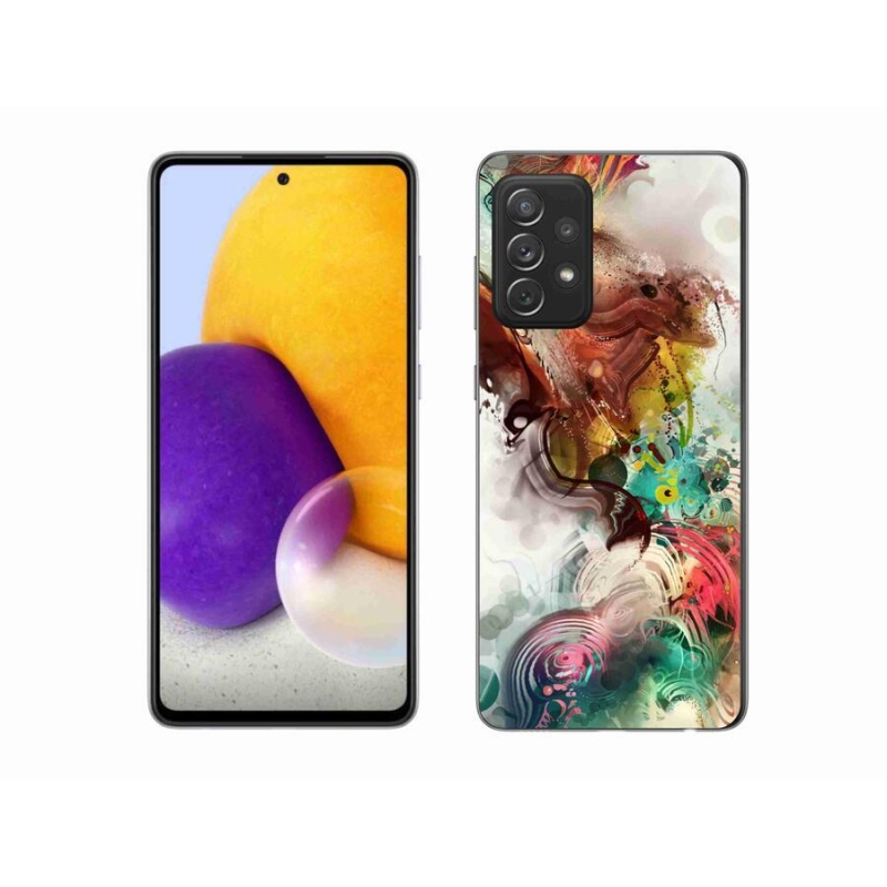 Gélový kryt mmCase na mobil Samsung Galaxy A72 / A72 5G - abstrakt 1