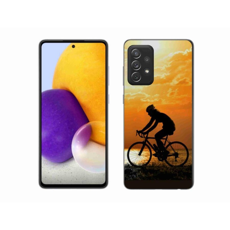 Gélový kryt mmCase na mobil Samsung Galaxy A72 / A72 5G - cyklovýlety