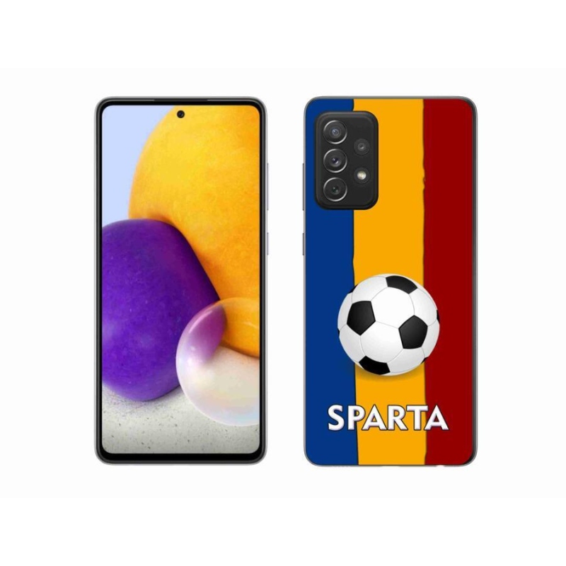 Gélový kryt mmCase na mobil Samsung Galaxy A72 / A72 5G - futbal 1