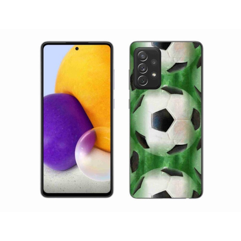 Gélový kryt mmCase na mobil Samsung Galaxy A72 / A72 5G - futbalová lopta