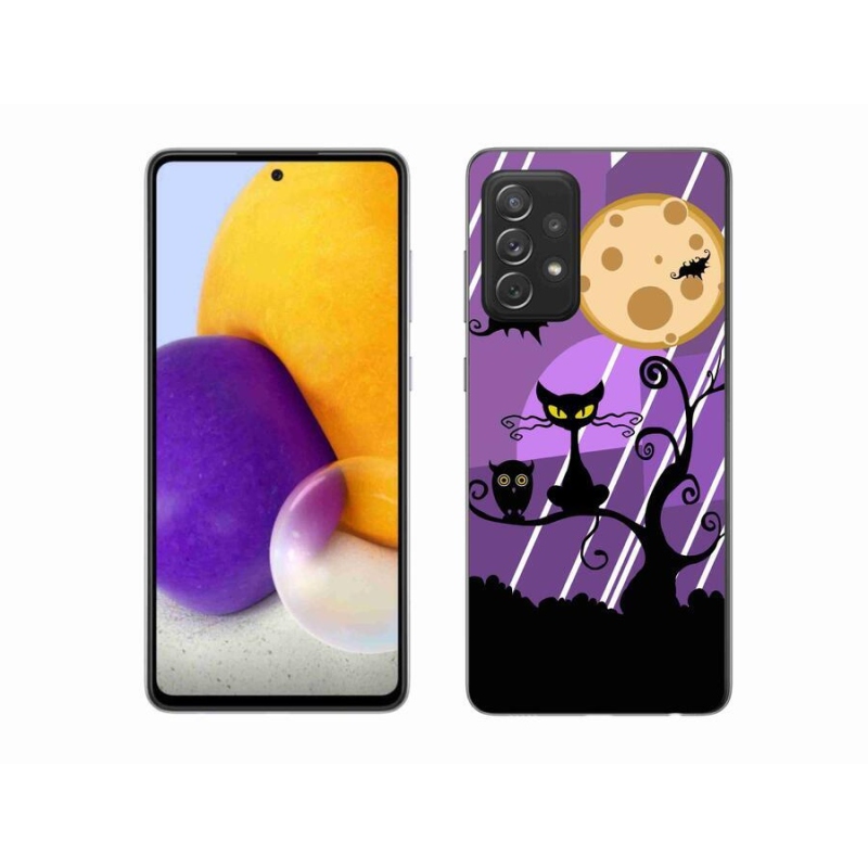 Gélový kryt mmCase na mobil Samsung Galaxy A72 / A72 5G - halloween