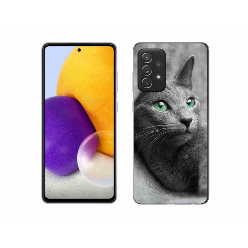 Gélový kryt mmCase na mobil Samsung Galaxy A72/A72 5G - mačka 2