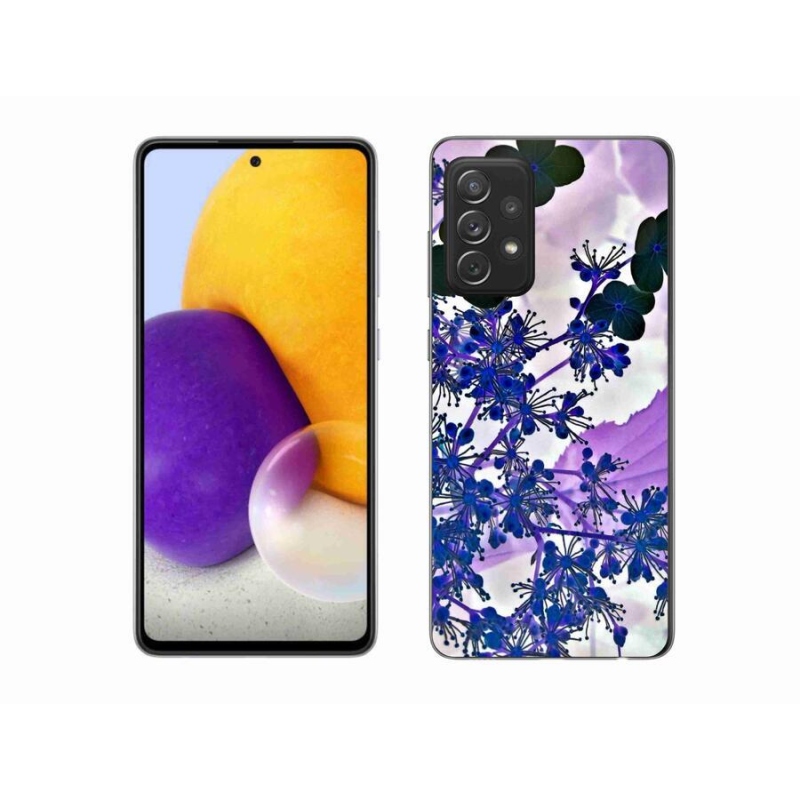 Gélový kryt mmCase na mobil Samsung Galaxy A72/A72 5G - kvet hortenzie