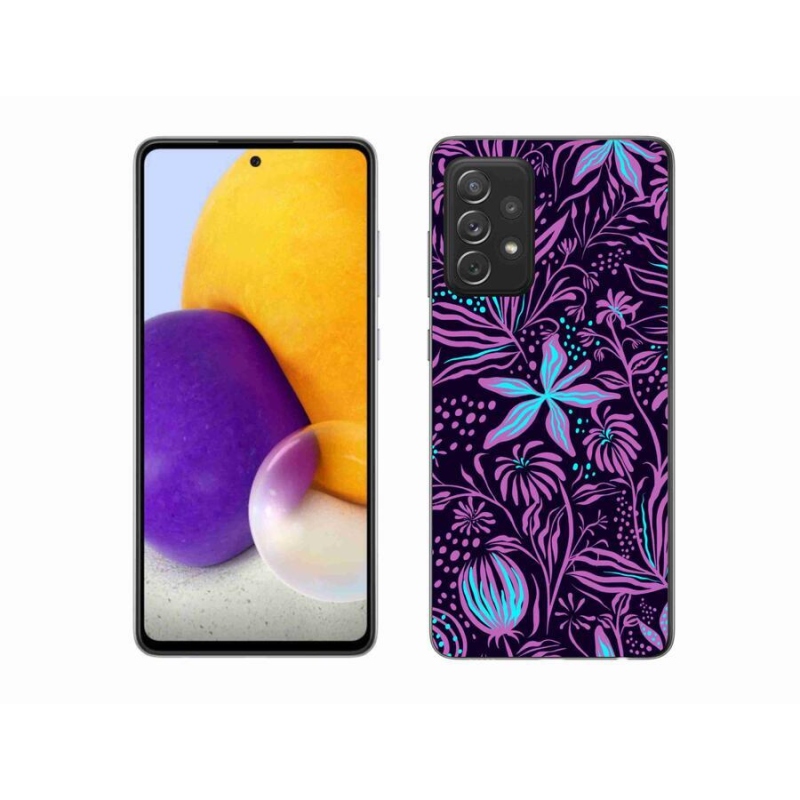 Gélový kryt mmCase na mobil Samsung Galaxy A72/A72 5G - kvety 2