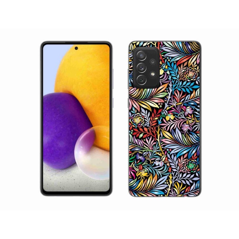 Gélový kryt mmCase na mobil Samsung Galaxy A72/A72 5G - kvety 5