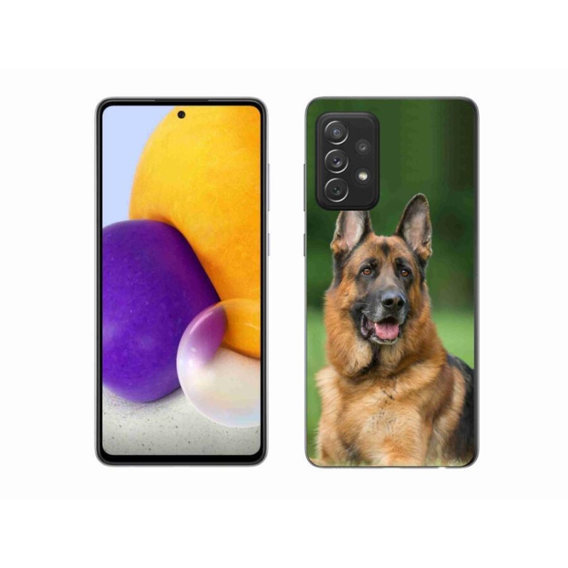 Gélový kryt mmCase na mobil Samsung Galaxy A72 / A72 5G - nemecký ovčiak