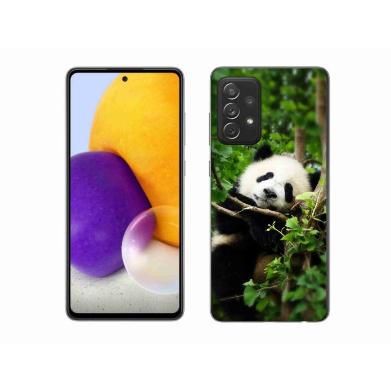 Gélový kryt mmCase na mobil Samsung Galaxy A72/A72 5G - panda