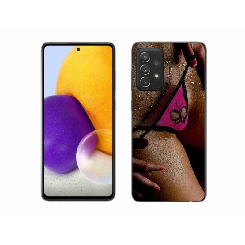 Gélový kryt mmCase na mobil Samsung Galaxy A72 / A72 5G - sexy žena