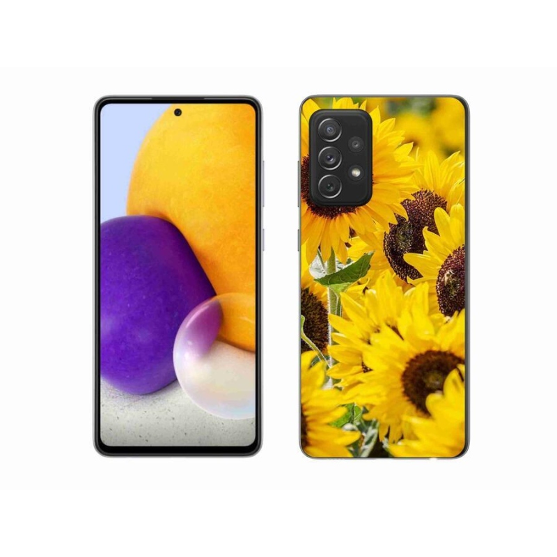 Gélový kryt mmCase na mobil Samsung Galaxy A72 / A72 5G - slnečnica