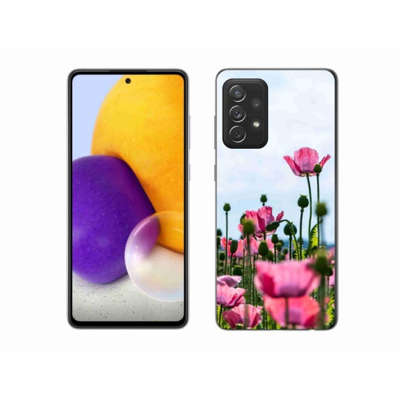 Gélový kryt mmCase na mobil Samsung Galaxy A72/A72 5G - vlčí mak