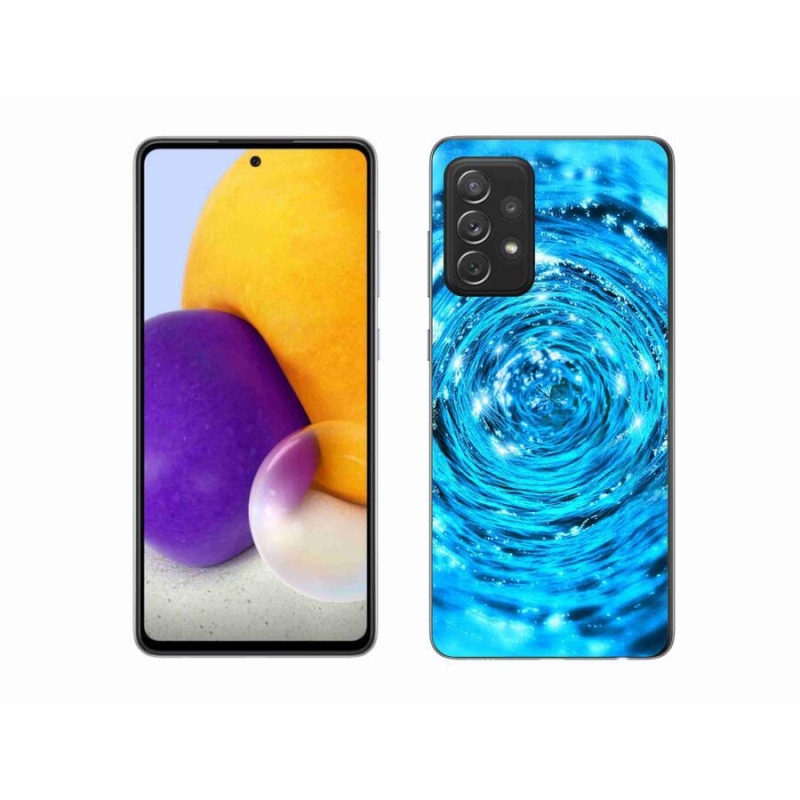 Gélový kryt mmCase na mobil Samsung Galaxy A72 / A72 5G - vodný vír