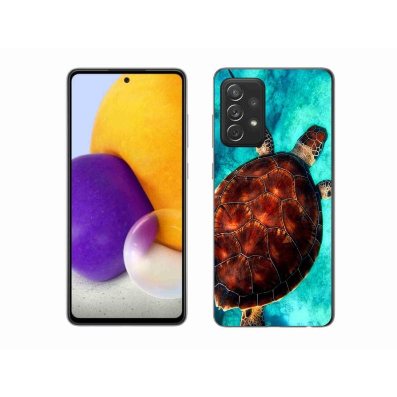 Gélový kryt mmCase na mobil Samsung Galaxy A72 / A72 5G - korytnačka