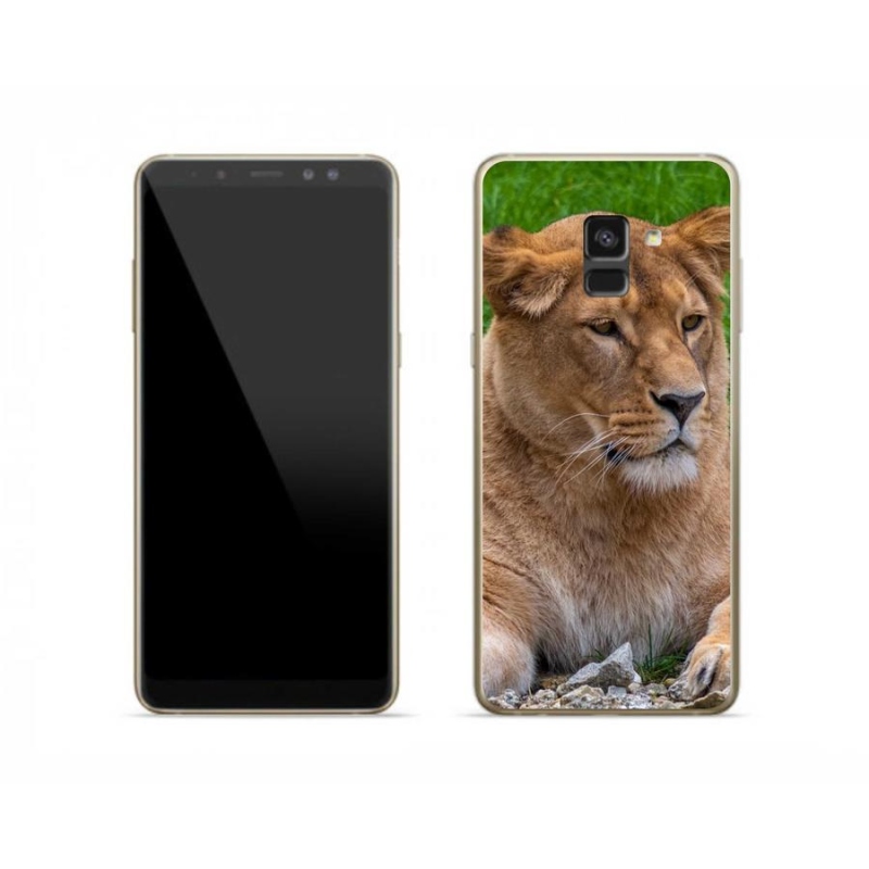 Gélový kryt mmCase na mobil Samsung Galaxy A8 (2018) - levice