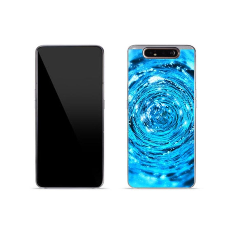 Gélový kryt mmCase na mobil Samsung Galaxy A80 - vodný vír