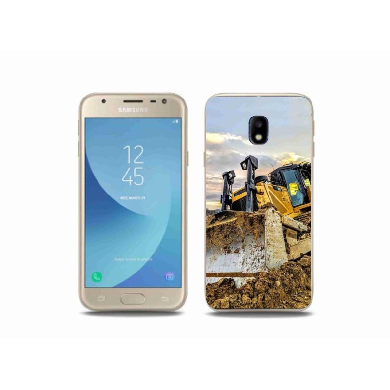 Gélový kryt mmCase na mobil Samsung Galaxy J3 (2017) - bager