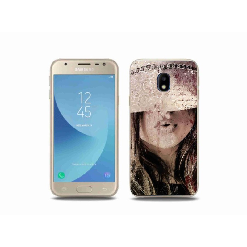 Gélový kryt mmCase na mobil Samsung Galaxy J3 (2017) - dievča