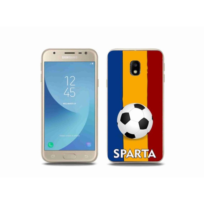 Gélový kryt mmCase na mobil Samsung Galaxy J3 (2017) - futbal 1