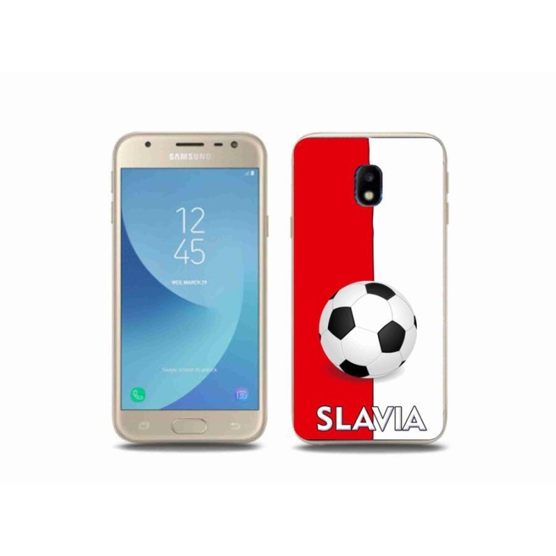 Gélový kryt mmCase na mobil Samsung Galaxy J3 (2017) - futbal 2