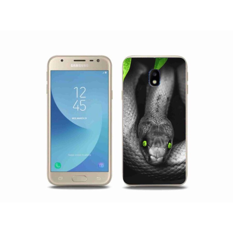 Gélový kryt mmCase na mobil Samsung Galaxy J3 (2017) - had