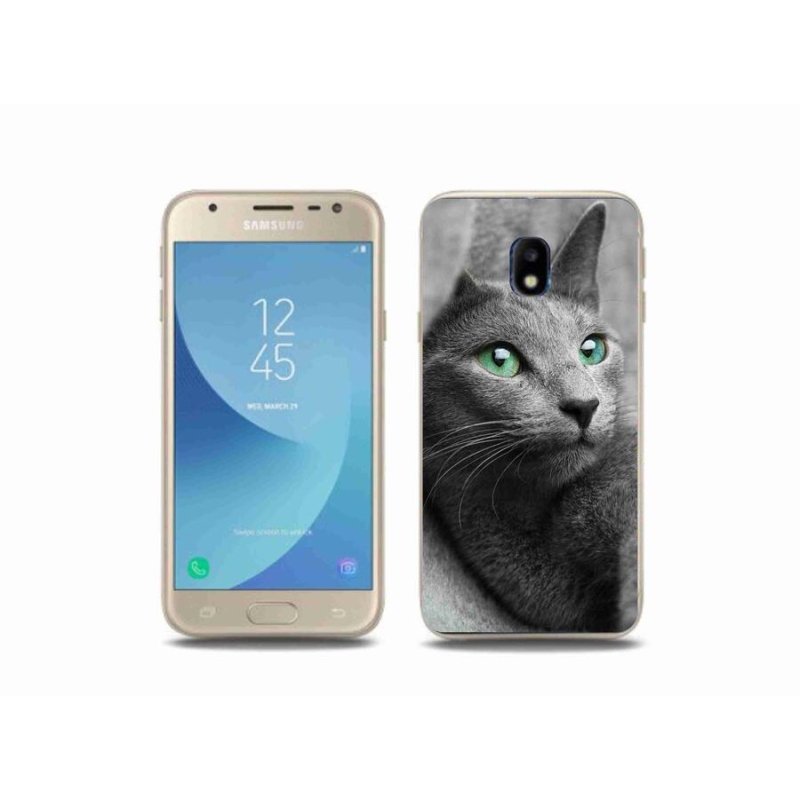 Gélový kryt mmCase na mobil Samsung Galaxy J3 (2017) - mačka 2