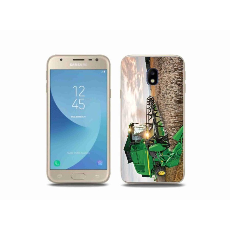 Gélový kryt mmCase na mobil Samsung Galaxy J3 (2017) - kombajn