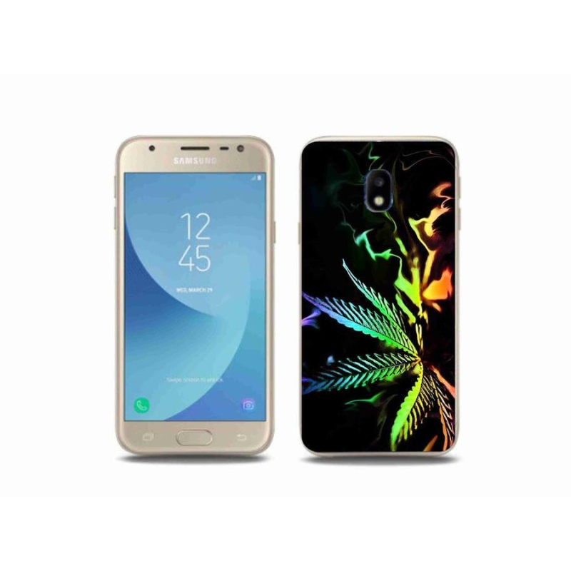 Gélový kryt mmCase na mobil Samsung Galaxy J3 (2017) - konope 2