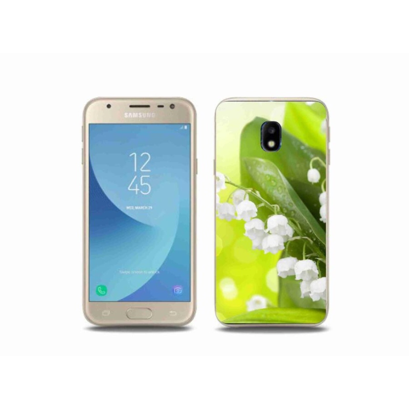 Gélový kryt mmCase na mobil Samsung Galaxy J3 (2017) - konvalinka