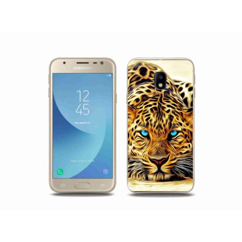 Gélový kryt mmCase na mobil Samsung Galaxy J3 (2017) - kreslený tiger