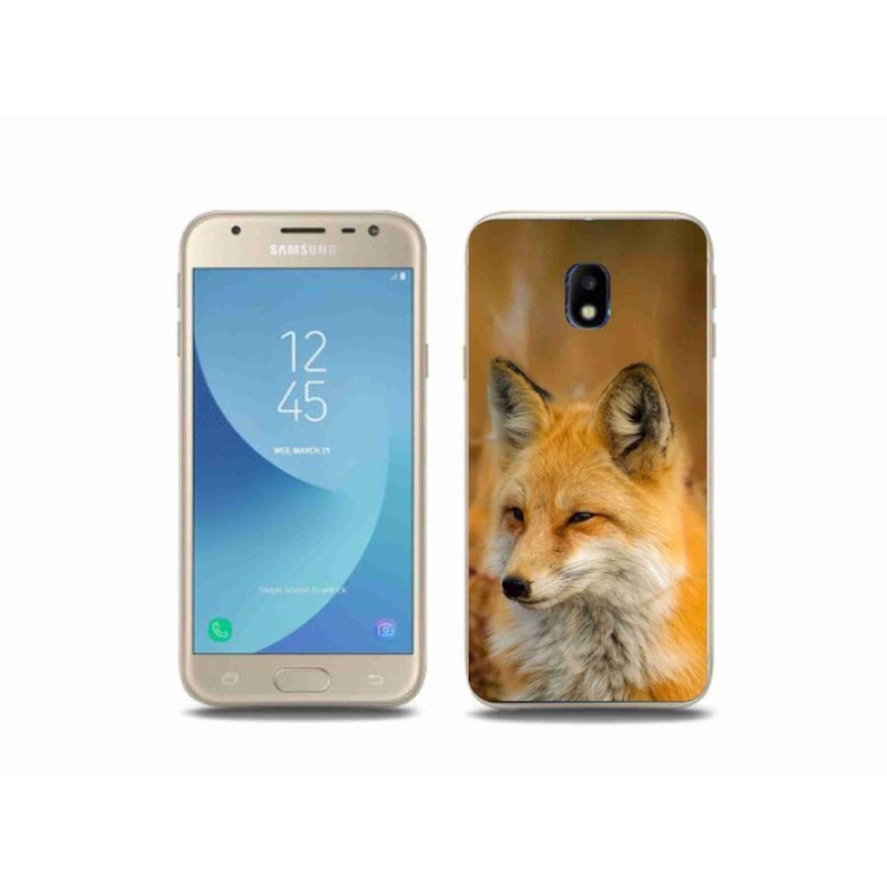 Gélový kryt mmCase na mobil Samsung Galaxy J3 (2017) - líška