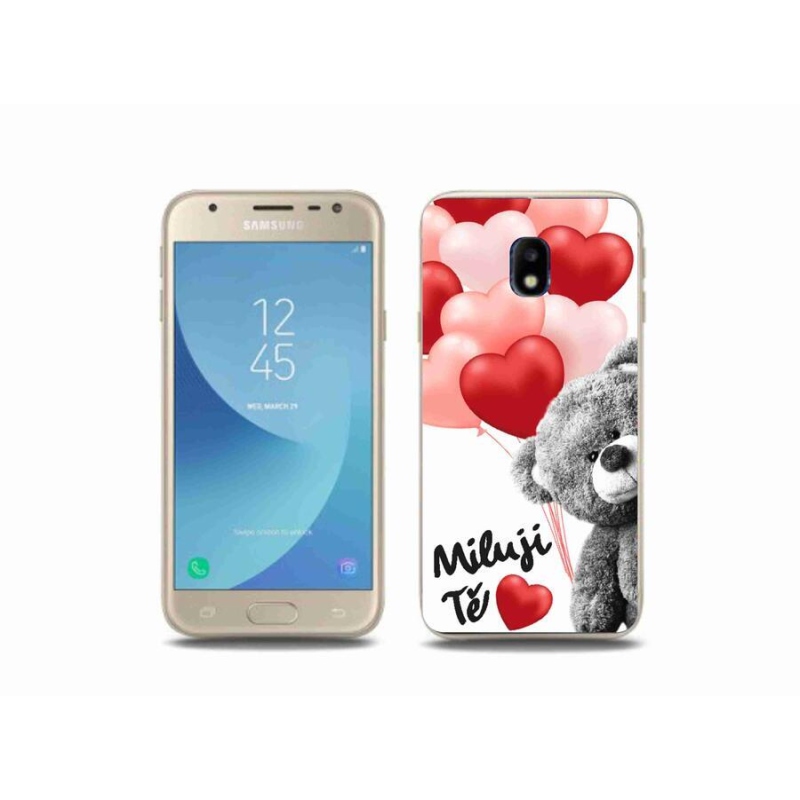 Gélový kryt mmCase na mobil Samsung Galaxy J3 (2017) - milujem Ťa